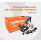 Packaged Outboard Hydraulic Steering Kit for engines up to 250 Hp - OH-250 -  Multiflex